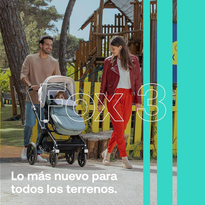 Bugaboo Fox 3 complete - GRAPHITE/GREY MELANGE-GREY MELANGE - Carriola - Bambineto