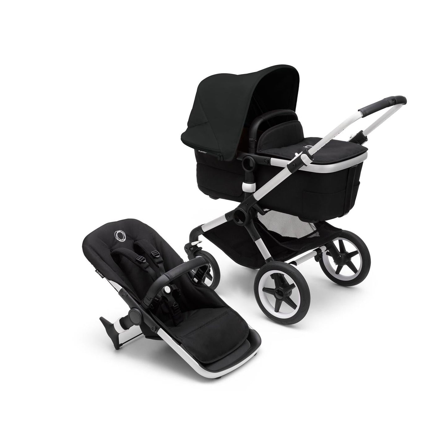 Bugaboo Fox 3 complete - ALU/MIDNIGHT BLACK-MIDNIGHT BLACK - Carriola - Bambineto