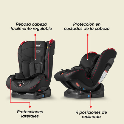 Autoasiento Silla Motek Tuly Bebe para Carro de 0 a 25kg