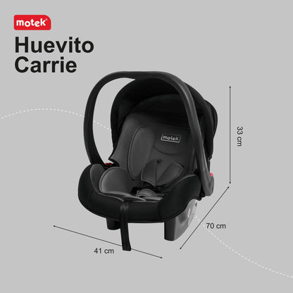 Autoasiento Portabebe Motek Carrie Grupo 0+ Homologado