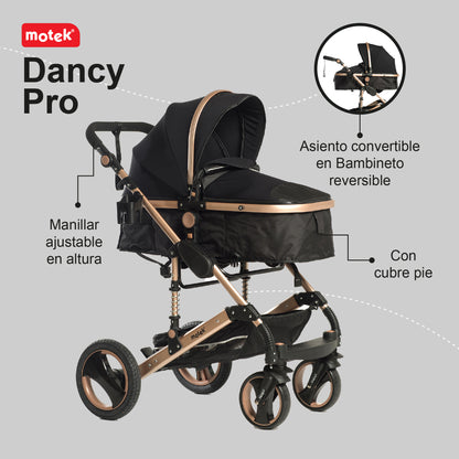 Carriola de Paseo Motek Dancy Pro 2 en 1 Bambineto Chasis Aluminio
