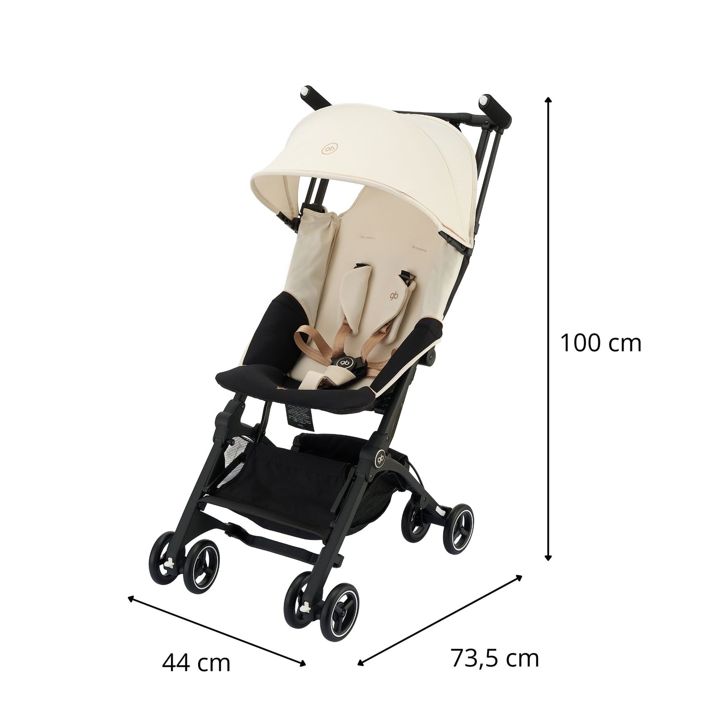 Carriola De Viaje GB Pockit + All Terrain Ligera Apto Avion