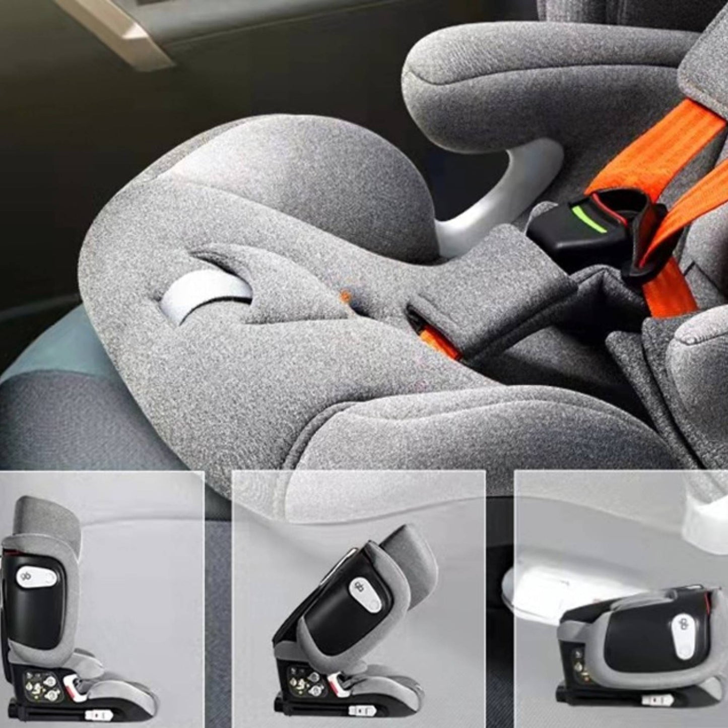 Combo Viajero - Carriola gb Fyn+ Gris & Autoasiento gb Pockit Armor