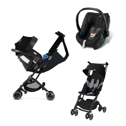 Sistema De Viaje Bebe Carriola Compacta Gb Pockit+ All Terrain con Autoasiento Portabebe Gb Artio Homologado
