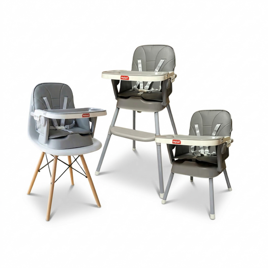 Silla Periquera 3 En 1 Motek Emily Booster Silla Alta Y Baja Portátil