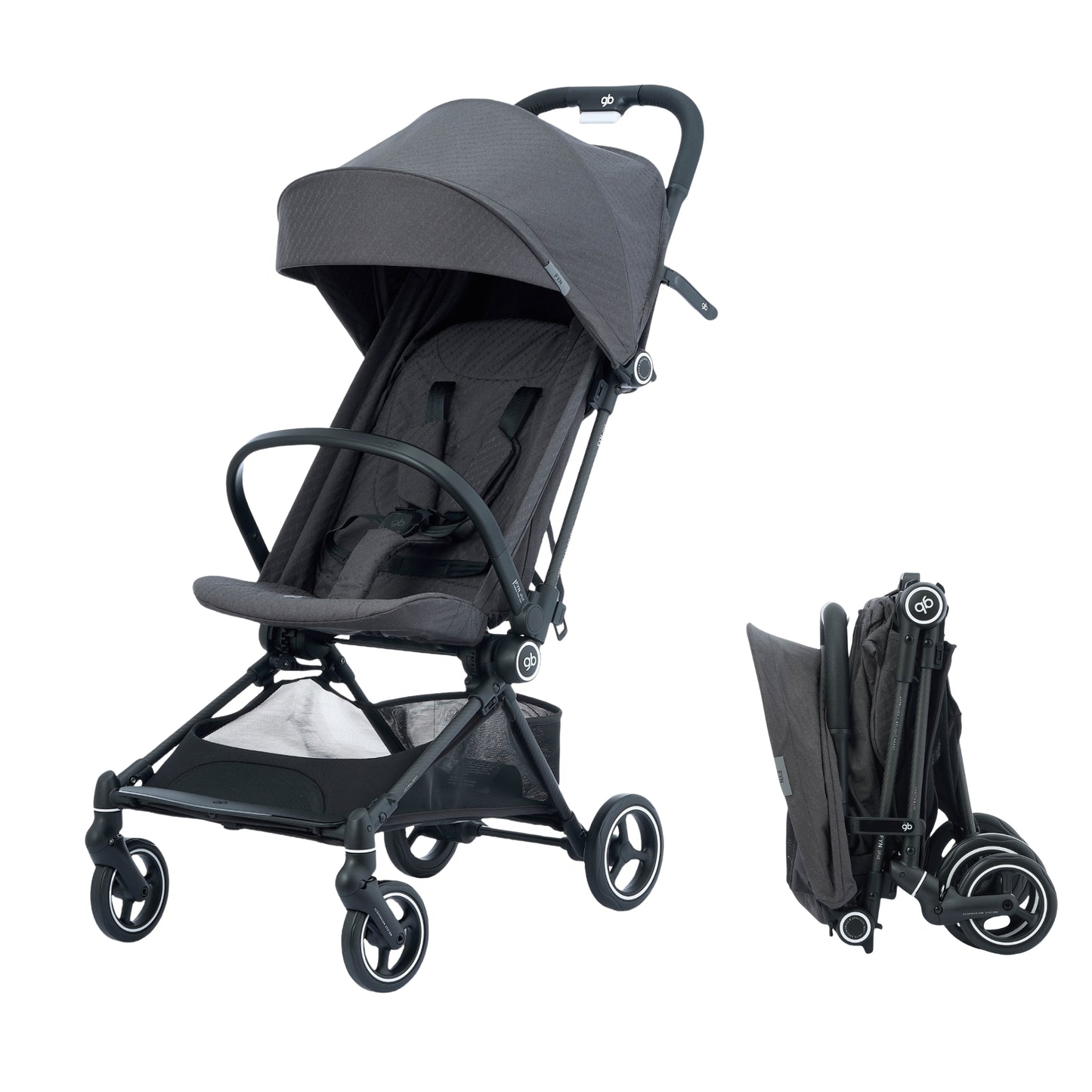 Carriola De Viaje GB Fyn Plus Fibra de Carbno Apto Avion Ultra Ligera Compacta